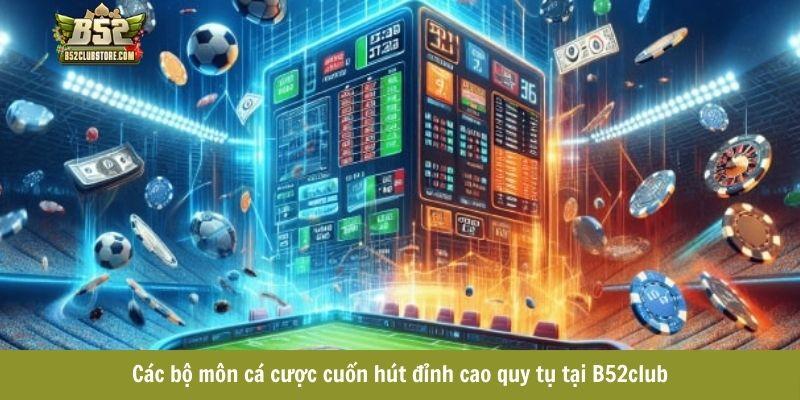 Các bộ môn cá cược cuốn hút đỉnh cao quy tụ tại B52club